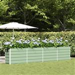 vidaXL Plantenbak Pastelgroen 480 x 50 x 45 cm Gegalvaniseerd staal