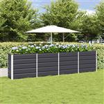 vidaXL Plantenbak Antraciet 160 x 40 x 75 cm Staal