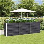 vidaXL Plantenbak Antraciet 160 x 40 x 75 cm Staal