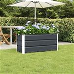 vidaXL Plantenbak Antraciet 100 x 40 x 45 cm Staal