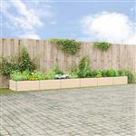 vidaXL Plantenbak Ivoor 580 x 100 x 45 cm Gegalvaniseerd staal