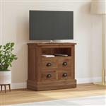 vidaXL Opbergkast met lade Naturel 60 x 30 x 60 cm Massief Teakhout