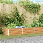 vidaXL Verhoogde plantenbak Licht Bruin 600 x 80 x 45 cm