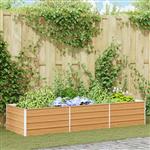 vidaXL Verhoogde plantenbak Licht Bruin 240 x 80 x 45 cm