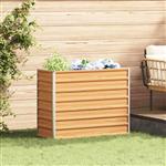 vidaXL Verhoogde plantenbak Licht Bruin 100 x 40 x 77 cm