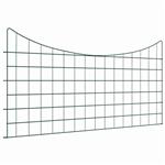 vidaXL Vijverhekken Set 5 pcs Groen 100 x 50 cm Staal
