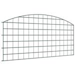 vidaXL Vijverhekken Set 5 pcs Groen 100 x 50 cm Staal