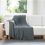 vidaXL Kleden 24 pcs Donkergrijs 170 x 130 cm Fleece