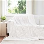 vidaXL Kleden 6 pcs Wit 240 x 220 cm Fleece