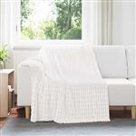 vidaXL Gooi Deken Wit 200 x 150 cm Fleece