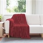 vidaXL Kleden 6 pcs Bordeaux Rood 150 x 130 cm Fleece