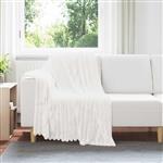 vidaXL Kleden 6 pcs Wit 150 x 130 cm Fleece