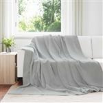 vidaXL Kleden 6 pcs Grijs 220 x 240 cm Fleece