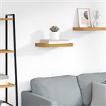vidaXL Wandplank Wandgemonteerd Bruin 40 x 23,5 x 4 cm Bewerkt hout