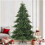 vidaXL Kunstmatige Inklapbare Kerstboom Groen 210 cm PVC, staal