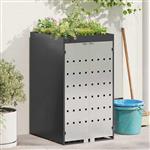 vidaXL Afvalcontaineropslag met plantenbakdak voor 240L container