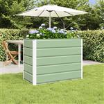 vidaXL Plantenbak Pastelgroen 480 x 50 x 45 cm Gegalvaniseerd staal
