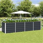 vidaXL Plantenbak Antraciet 240 x 80 x 75 cm Staal