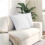 vidaXL Sofa Kussens 2 pcs Wit 50 x 50 cm Stof