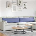 vidaXL Sofa Kussens 2 pcs Jeans Blauw 145 x 40 cm Stof