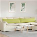 vidaXL Sofa Kussens 2 pcs Lichtgroen 145 x 40 cm Stof