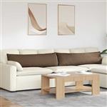vidaXL Sofa Kussens 2 pcs Bruin 145 x 40 cm Stof