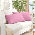 vidaXL Sofa Kussens 2 pcs Roze 80 x 40 cm Stof