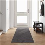 vidaXL Tapijt Loper Grijs 80 x 400 cm 100% Polypropylene Tuft