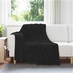 vidaXL Kleden 6 pcs Zwart 150 x 200 cm Fleece