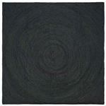 vidaXL Vloerkleden Vierkant Donkergrijs 240 x 240 cm Jute