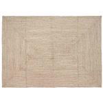 vidaXL Vloerkleden Rechthoekig Natuurlijk en Wit 160 x 230 cm Jute