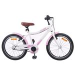 vidaXL Kinderfiets 20 Inch voor 6-11 jaar oud Lichtroze