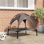 vidaXL Hondenbed Bruin 76 x 62 x 70,5 cm Staal