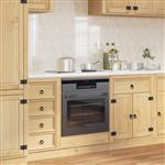 vidaXL Kast SKI HoningBruin 60 x 46 x 81 cm Massief grenenhout