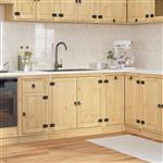 vidaXL Kast SKI HoningBruin 80 x 46 x 81,5 cm Massief grenenhout