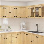 vidaXL Kast SKI HoningBruin 80 x 80 x 60 cm Massief grenenhout