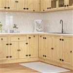 vidaXL Kast SKI HoningBruin 60 x 32 x 40 cm Massief grenenhout