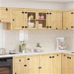 vidaXL Kast SKI HoningBruin 60 x 32 x 40 cm Massief grenenhout