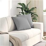vidaXL Sofa Kussens 2 pcs Wolkengrijs 45 x 45 cm Stof