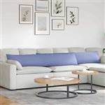 vidaXL Sofa Kussens 2 pcs Jeans Blauw 200 x 40 cm Stof