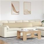 vidaXL Sofa Kussens 2 pcs Crème 200 x 40 cm Stof