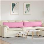 vidaXL Sofa Kussens 2 pcs Roze 145 x 40 cm Stof