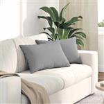 vidaXL Sofa Kussens 2 pcs Wolkengrijs 60 x 40 cm Stof