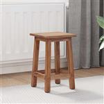 vidaXL Kruk Naturel 30 x 30 x 47 cm Mahoniehout