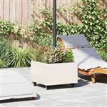 vidaXL Parasolvoet Wit 45 x 45 x 45 cm Staal