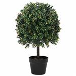 vidaXL Buxusbal Groen 35 x 35 x 50 cm Kunststof