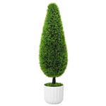 vidaXL Kunstmatige Den Groen 24 x 24 x 90 cm Kunststof