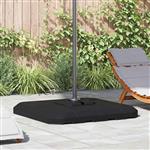 vidaXL Vrijhangende parasolvoet Zwart 98 x 98 x 98 cm