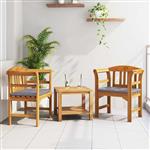 vidaXL Rozenbank Natuurlijk 68,5 x 46 x 82,5 cm Massief Acaciahout