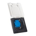 Inbouwstekkerdoos Design 2014 230V/12V/Sat Wit 249